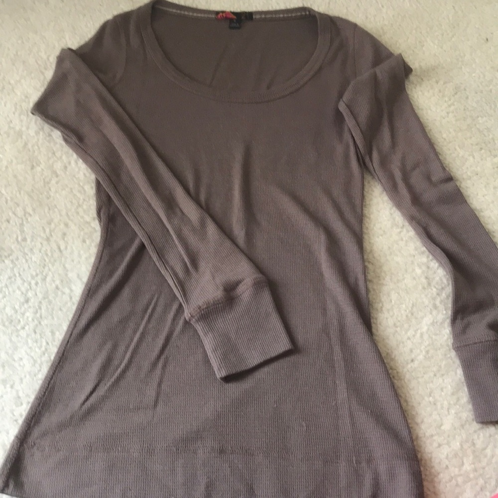 Women’s light brown colored shirt, soft